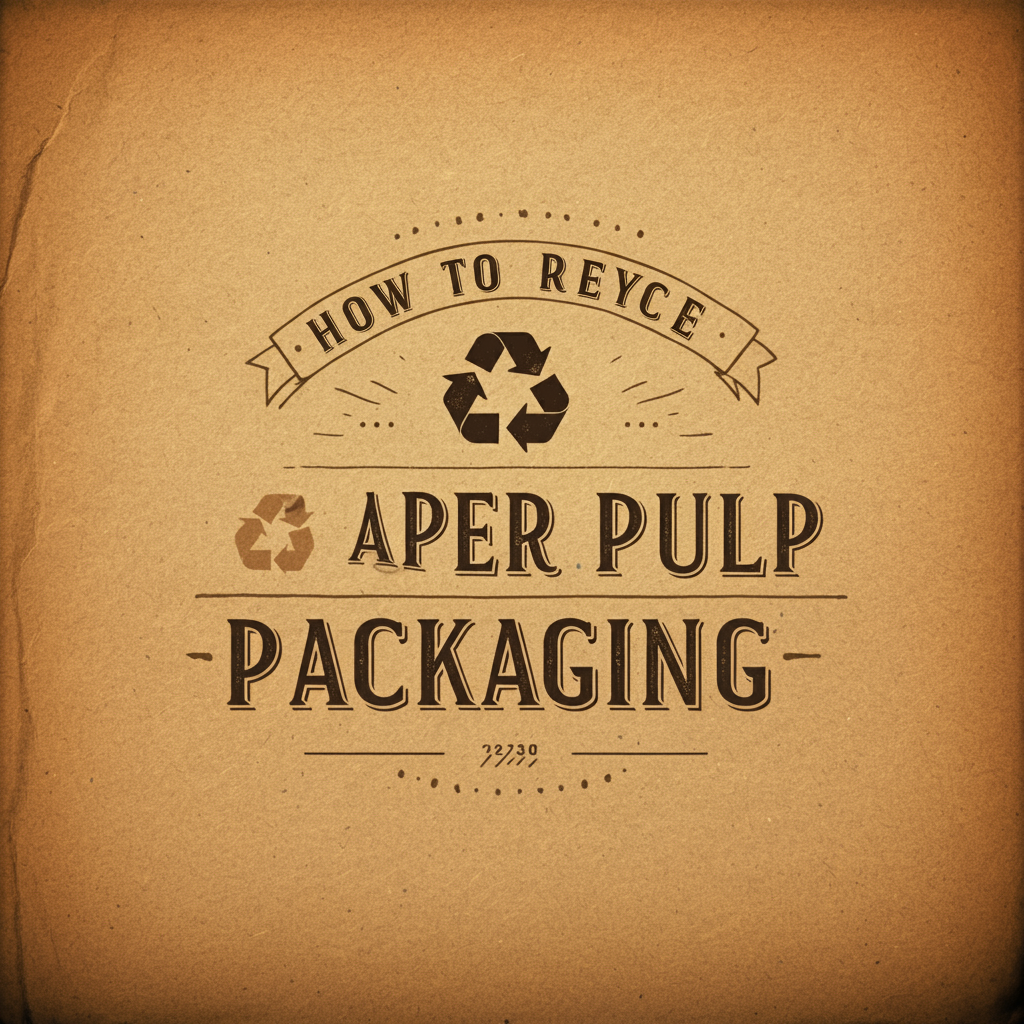 How to Recycle Paper Pulp Packaging - Molded Pulp Packaging